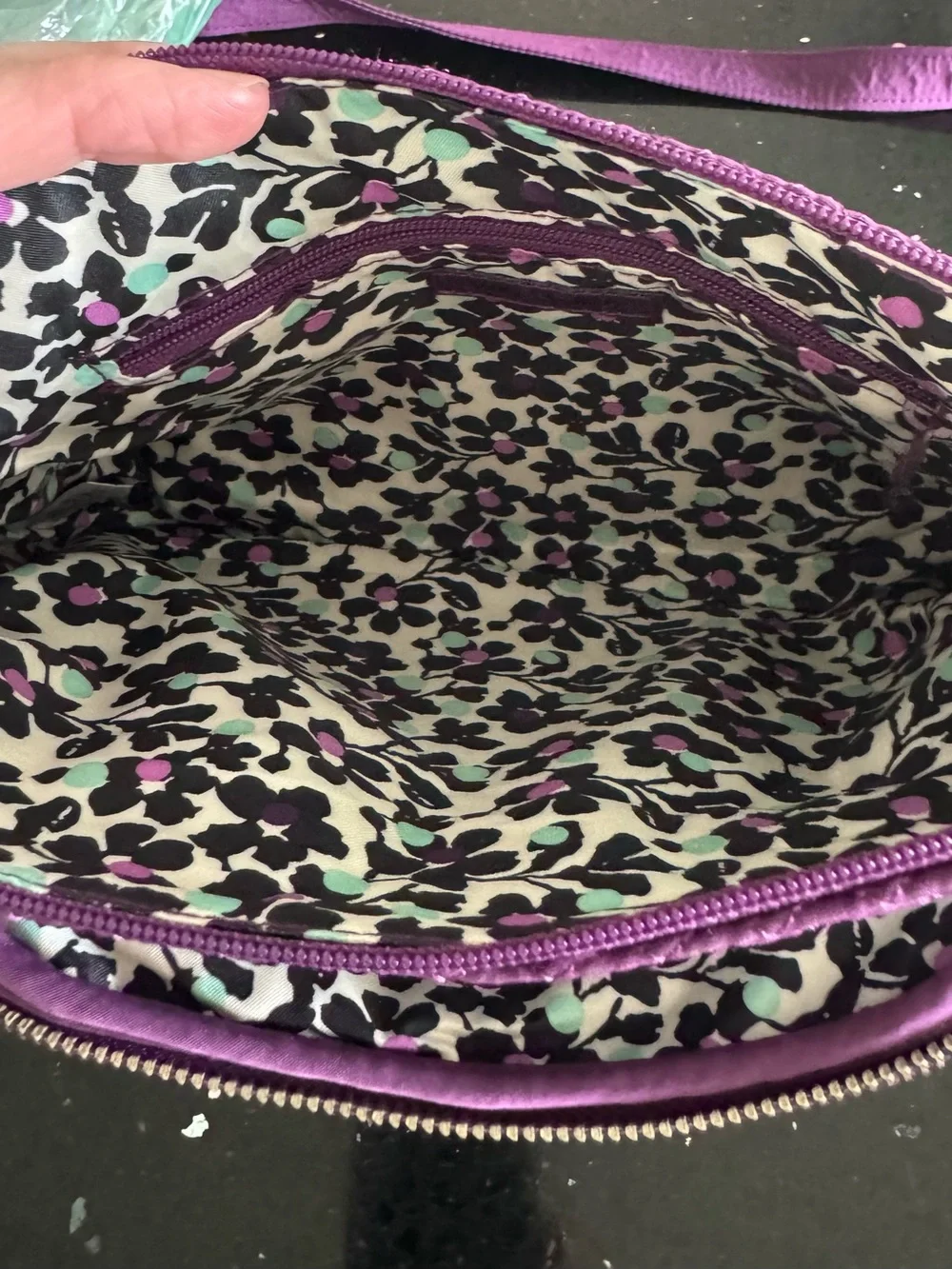 Vera Bradley Women's Polyester Rfid Little Hipster Crossbody